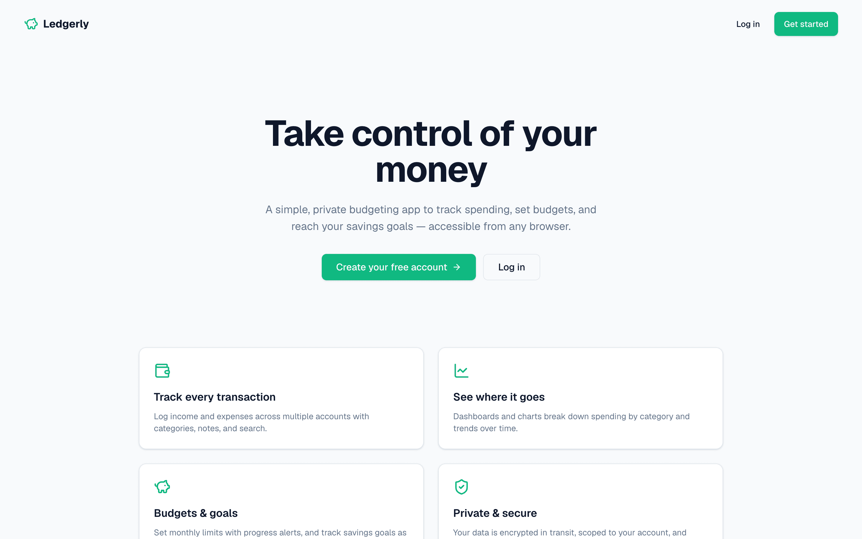 Ledgerly — main project image
