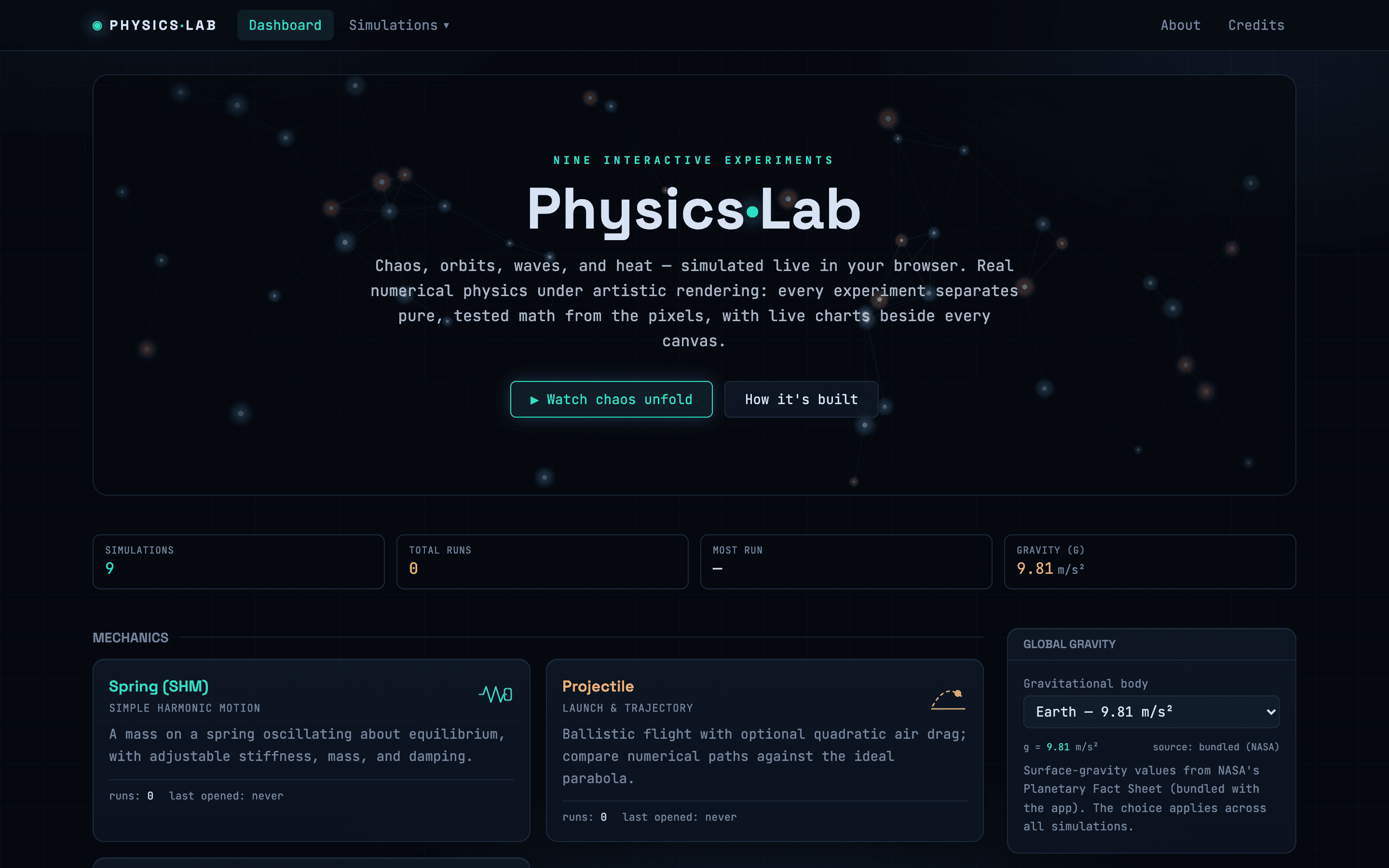 Physics·Lab — project preview